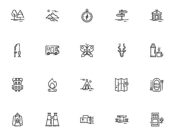 Camping Icons