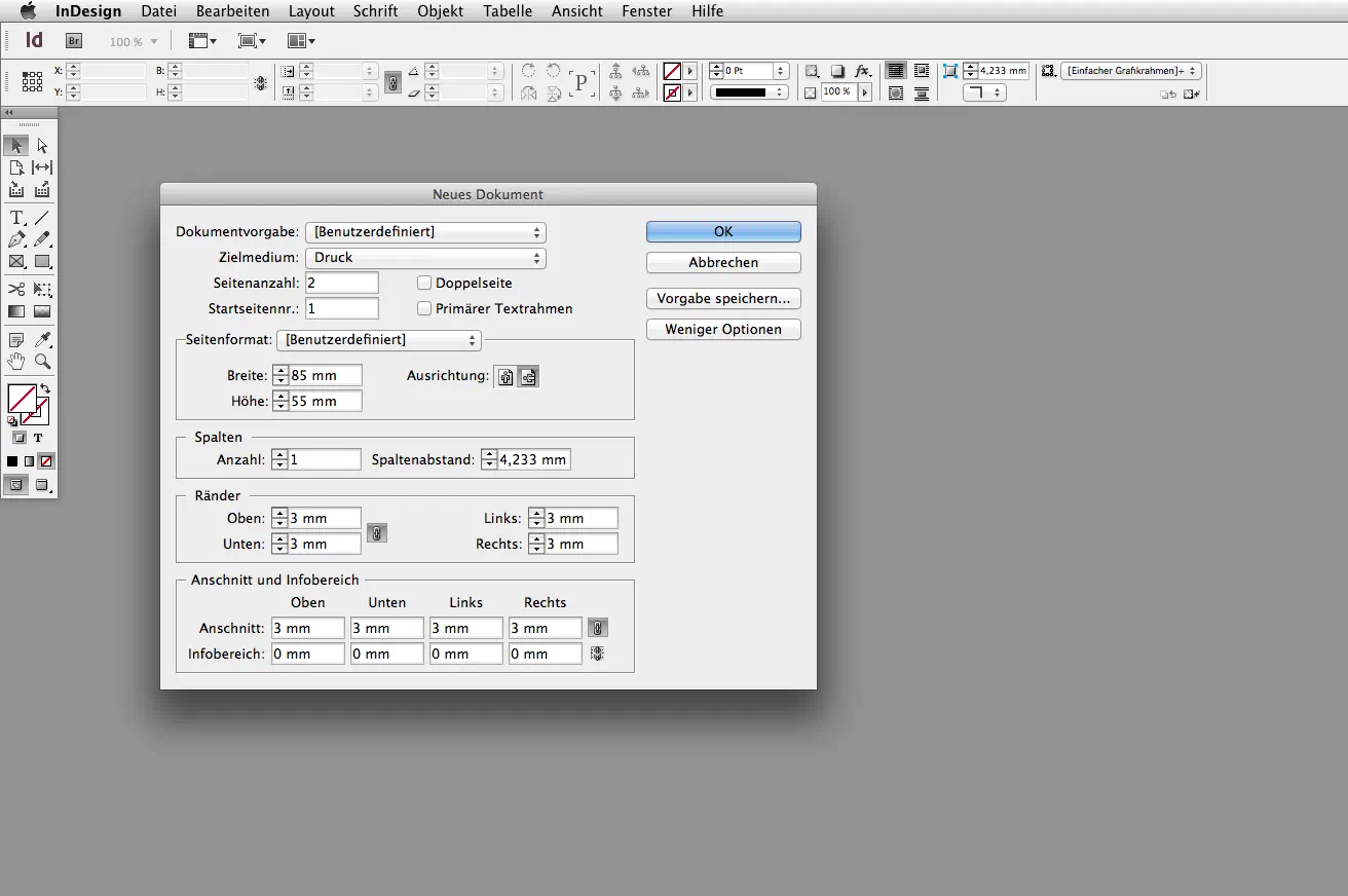 1 visitenkarte businesslook datei anlegen Visitenkarten im Business Look: Datei erstellen