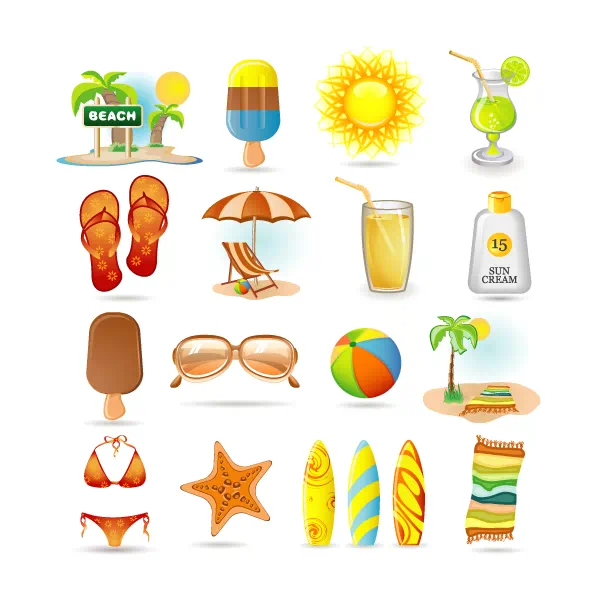 Summer Vector Icons