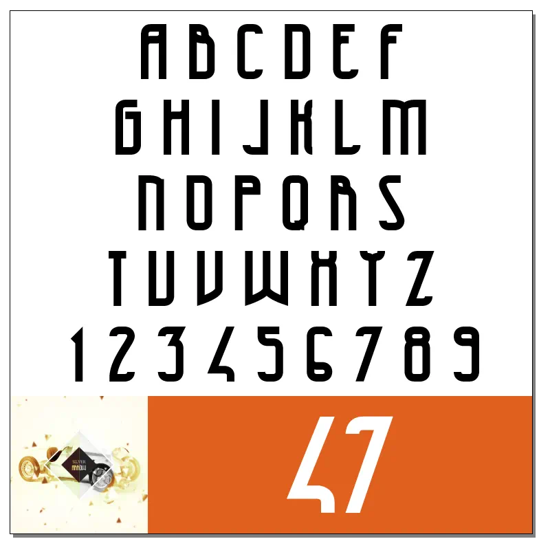 47 Font by Hendrick Rolandez