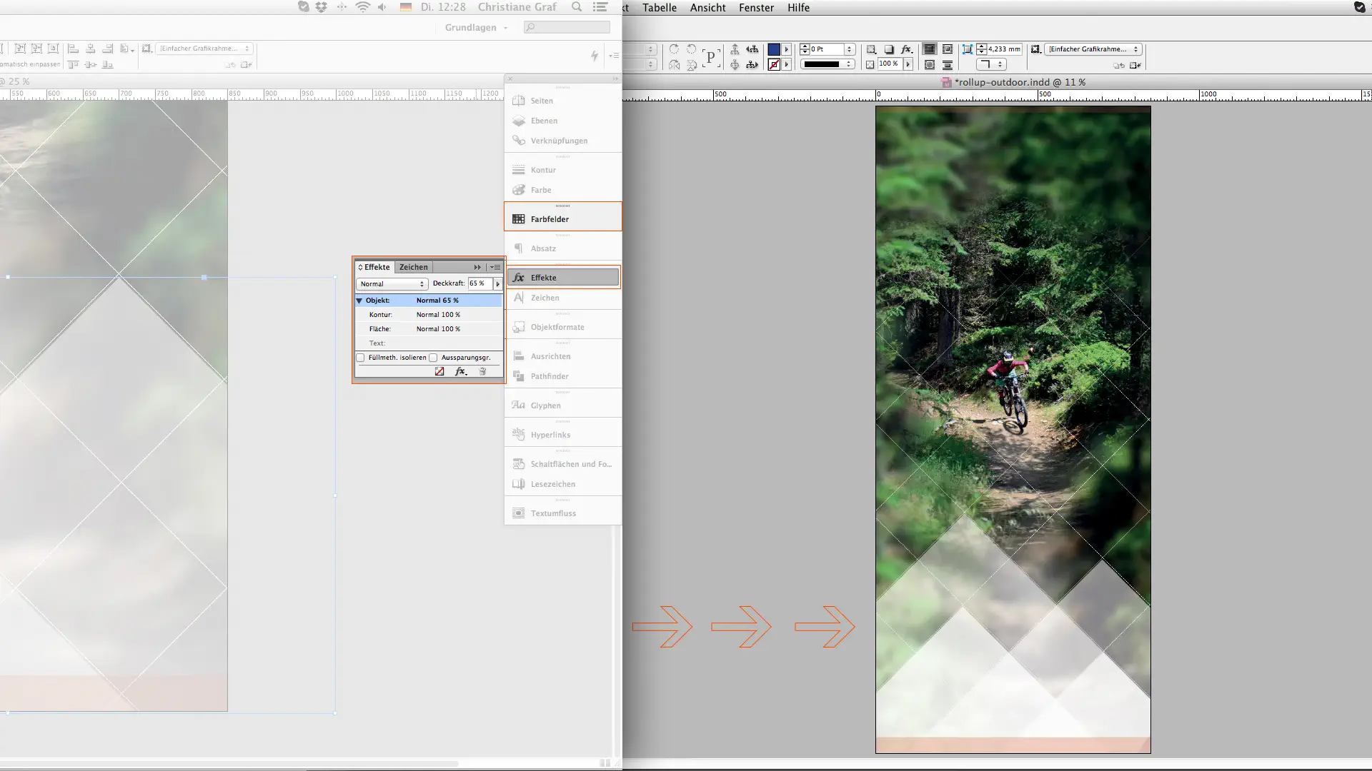 4 tutorial rollup outdoor step3 formen zeichnen einfrben Outdoor rollup erstellen Formen
