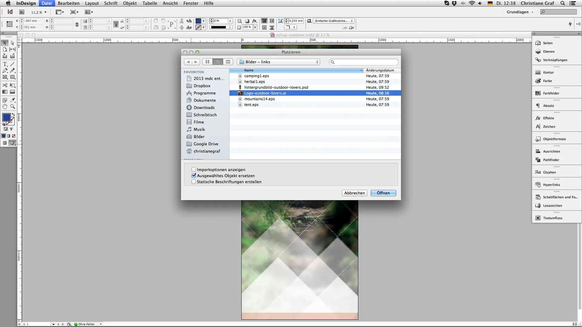 5 tutorial rollup outdoor step3 logo platzieren Outdoor rollup erstellen Logo