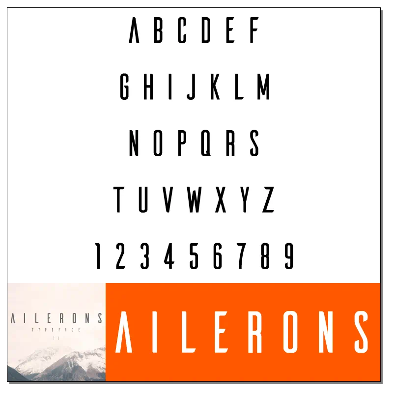Ailerons Font by Adilson Gonzales de Oliveira Junior
