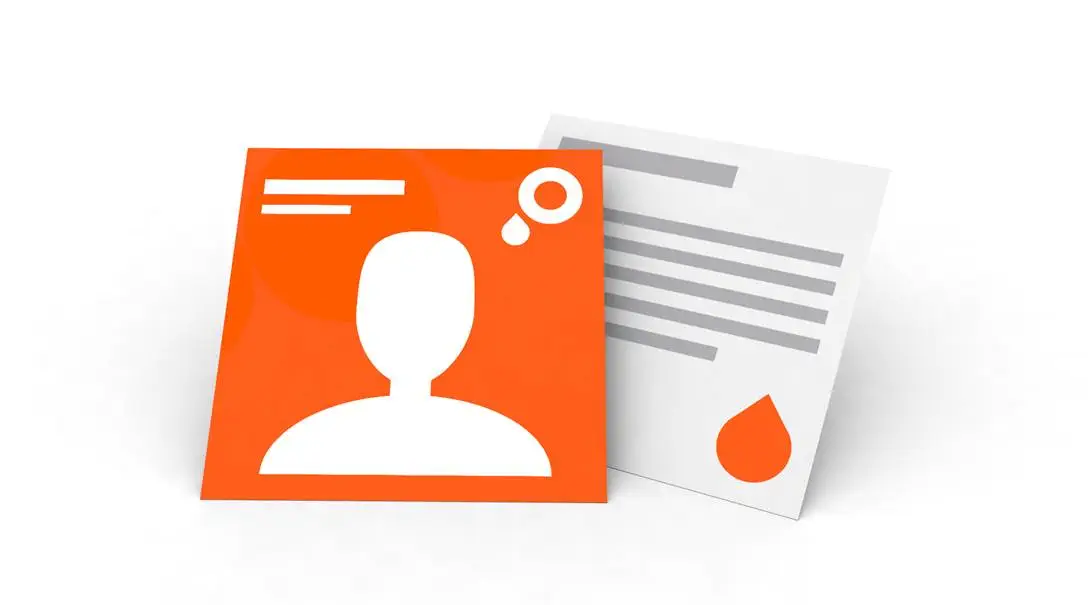 Artikel Autogrammkarte quadratisch