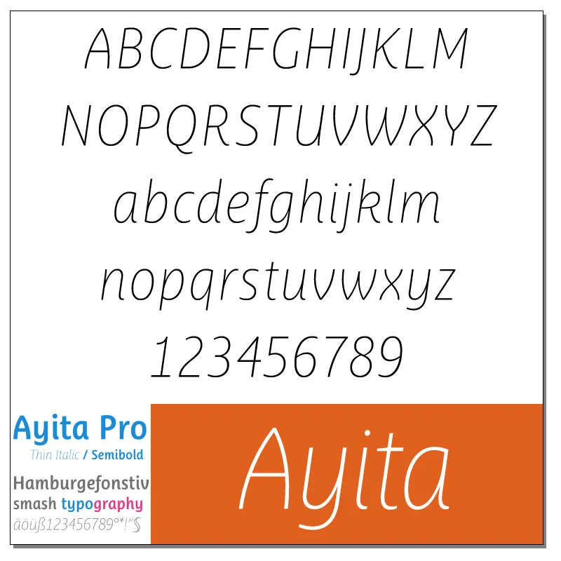 Ayita Font by Jim Ford