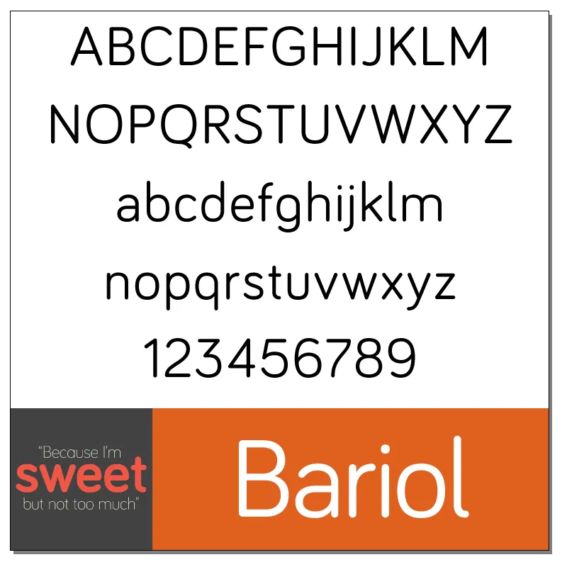 Bariol Font by Raúl García Del Pomar