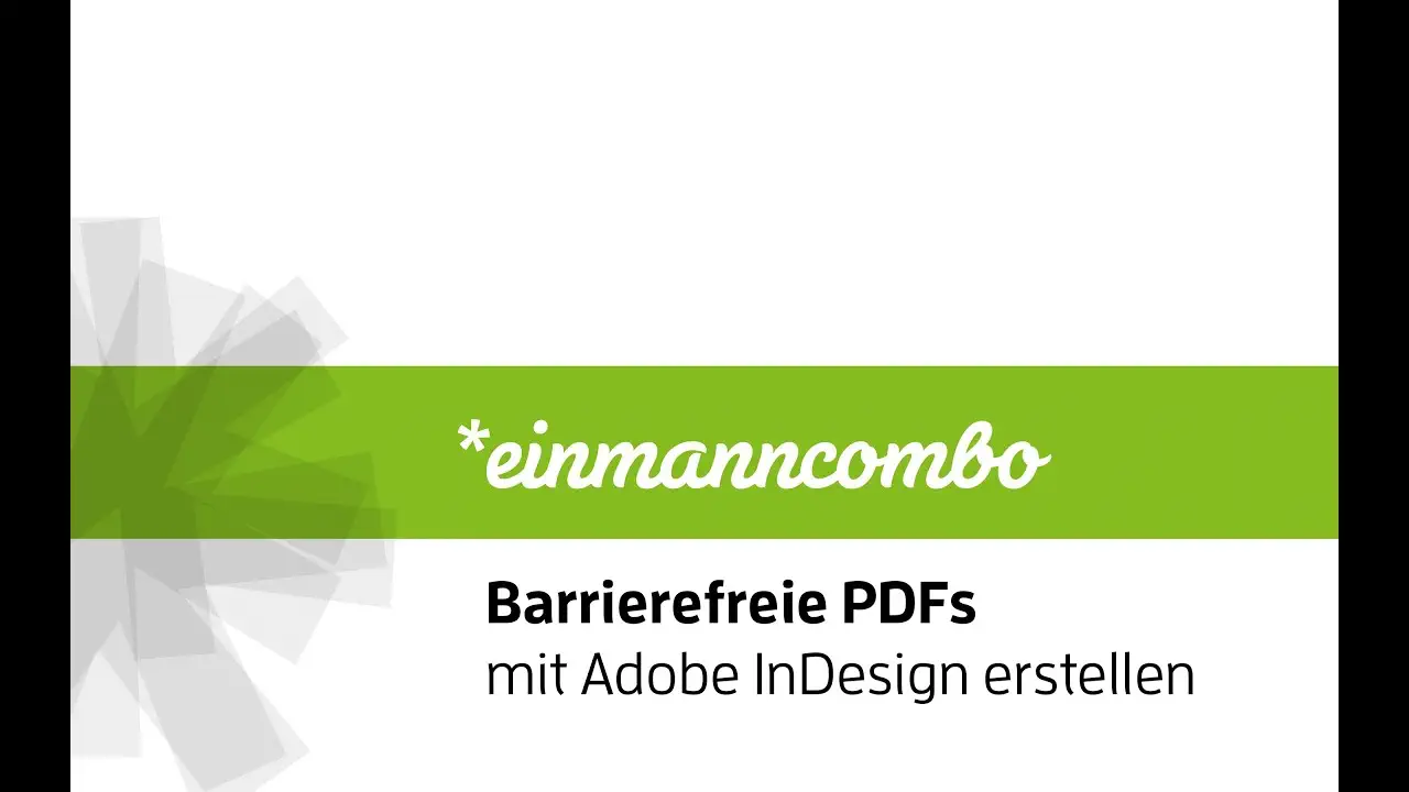 Barrierefreie PDFs mit Adobe InDesign erstellen