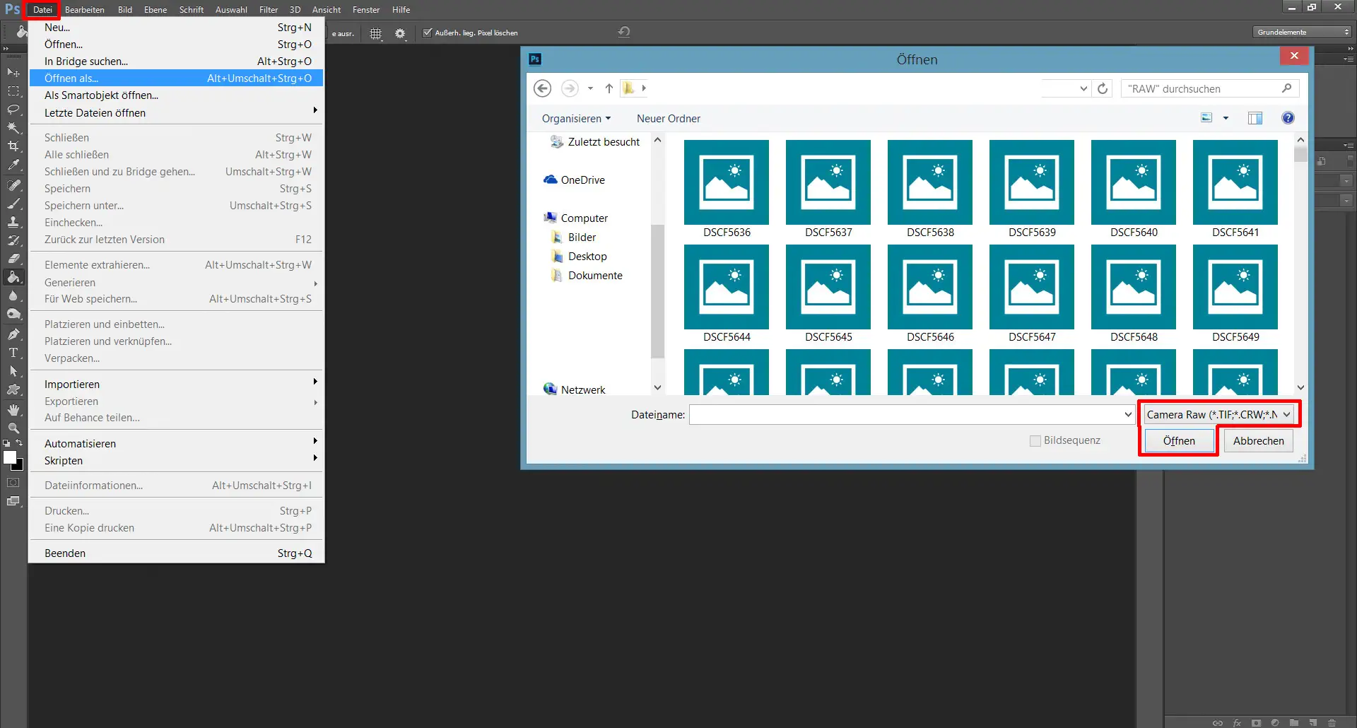 Camera RAW Photoshop 3