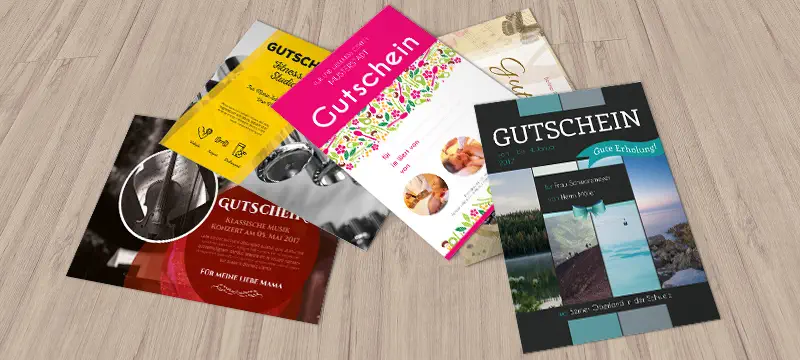 DIN A6 Vorlagen Gutschein DIN A6 Vorlagen Gutschein