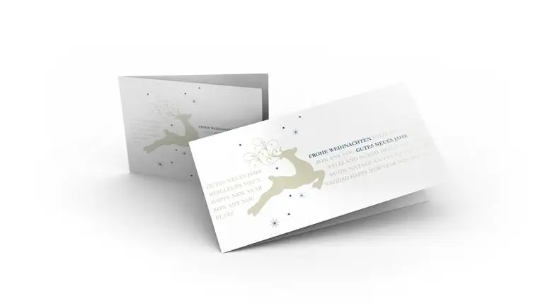 Weihnachtskarten aus Offsetkarton Weihnachtskarten aus Offsetkarton