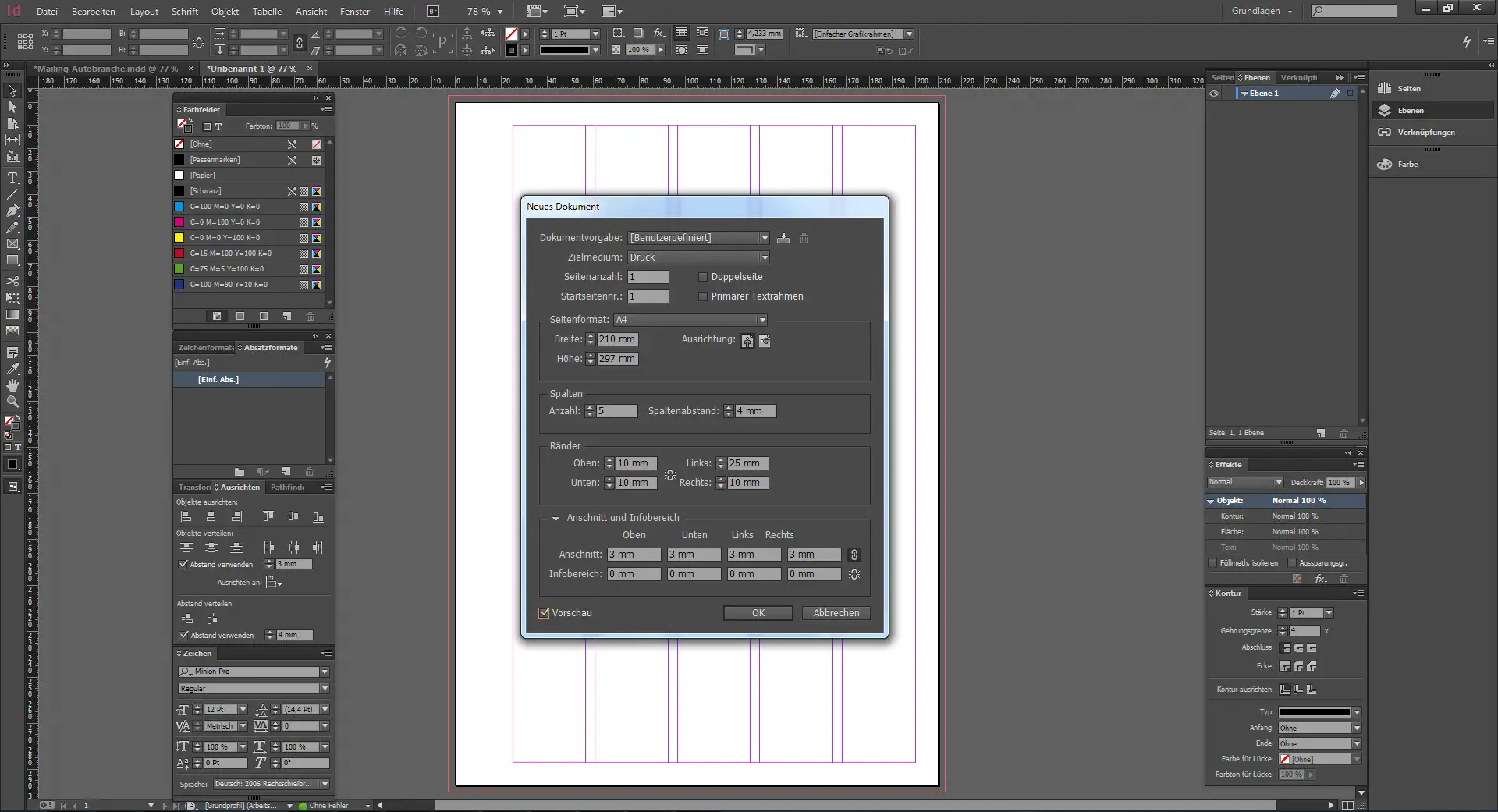 Direktmailing Werkstatttermin 05 Werbebrief für ein Autohaus gestalten 5