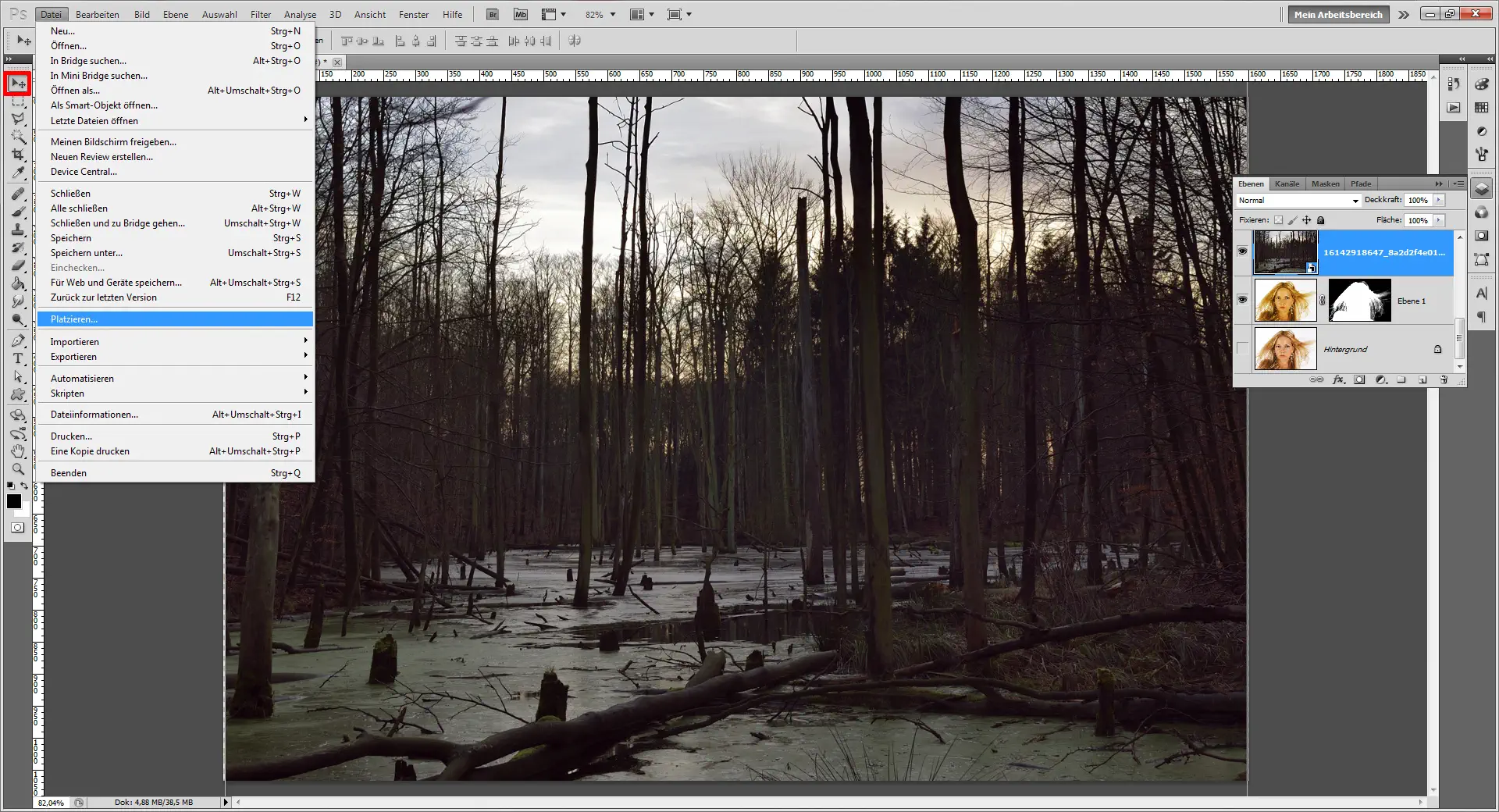 Doppel  und Mehrfachbelichtung in Photoshop (2)