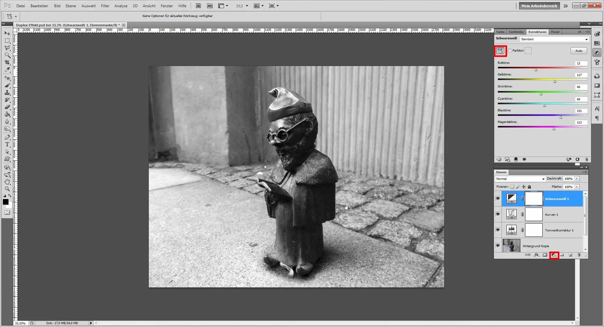 Duplex Effekt 03 Erstelle einen Duplex Effekt mit Photoshop 3