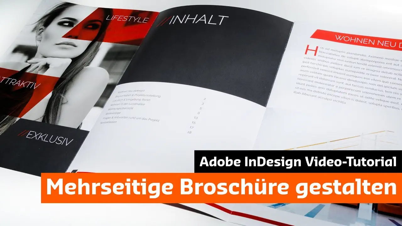 Eine moderne Broschre mit InDesign gestalten Tutorial  Unboxing