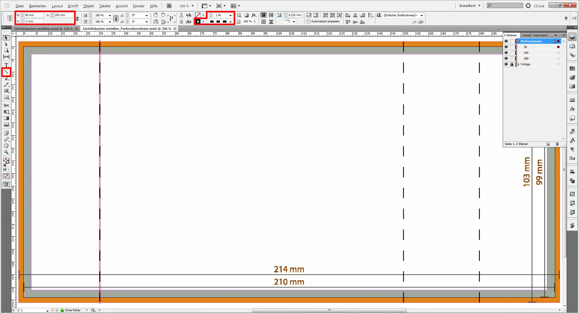 InDesign Tutorial „Eintrittskarten erstellen“ (3)