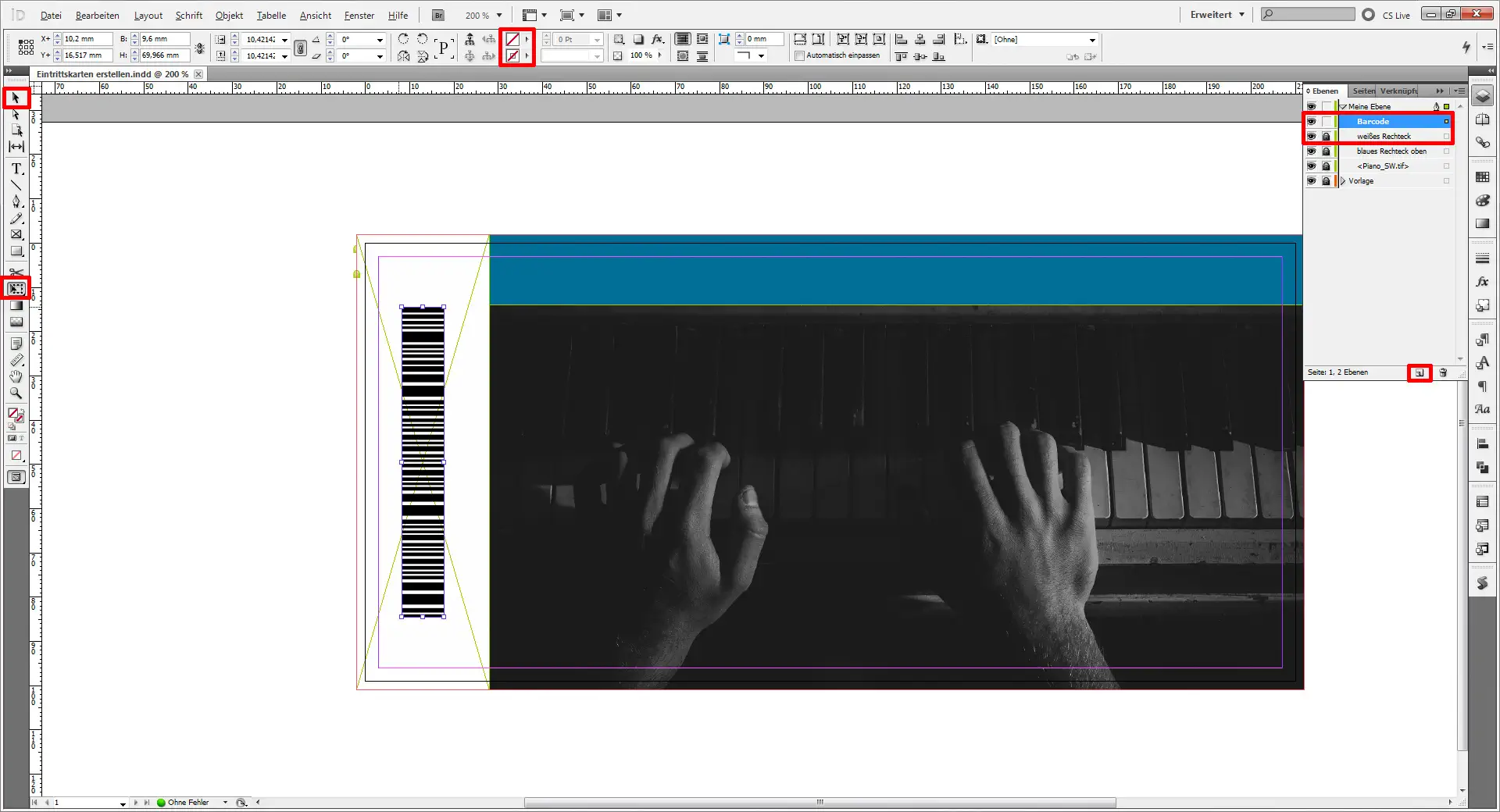 InDesign Tutorial „Eintrittskarten erstellen“ (4)