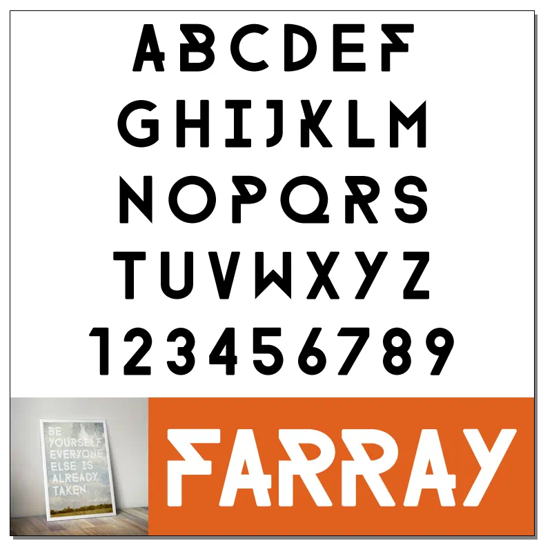 FARRAY Font by Adrien Coquet