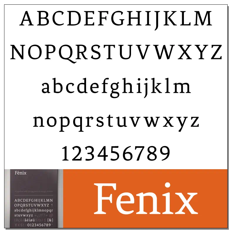 Fénix Font by Fernando Díaz