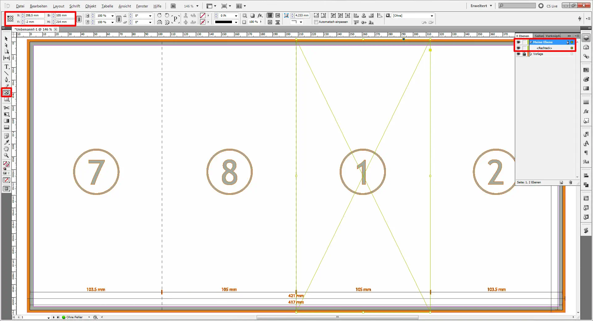 Flyer für eine Austellung 2
