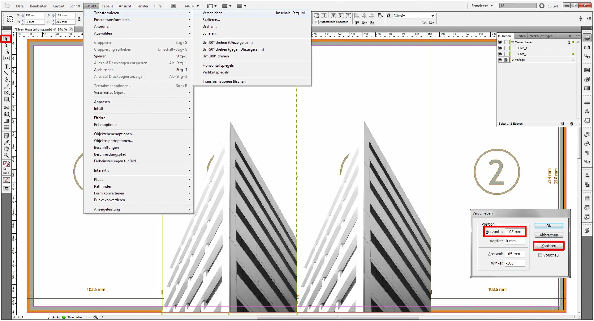 Flyer für eine Austellung 5
