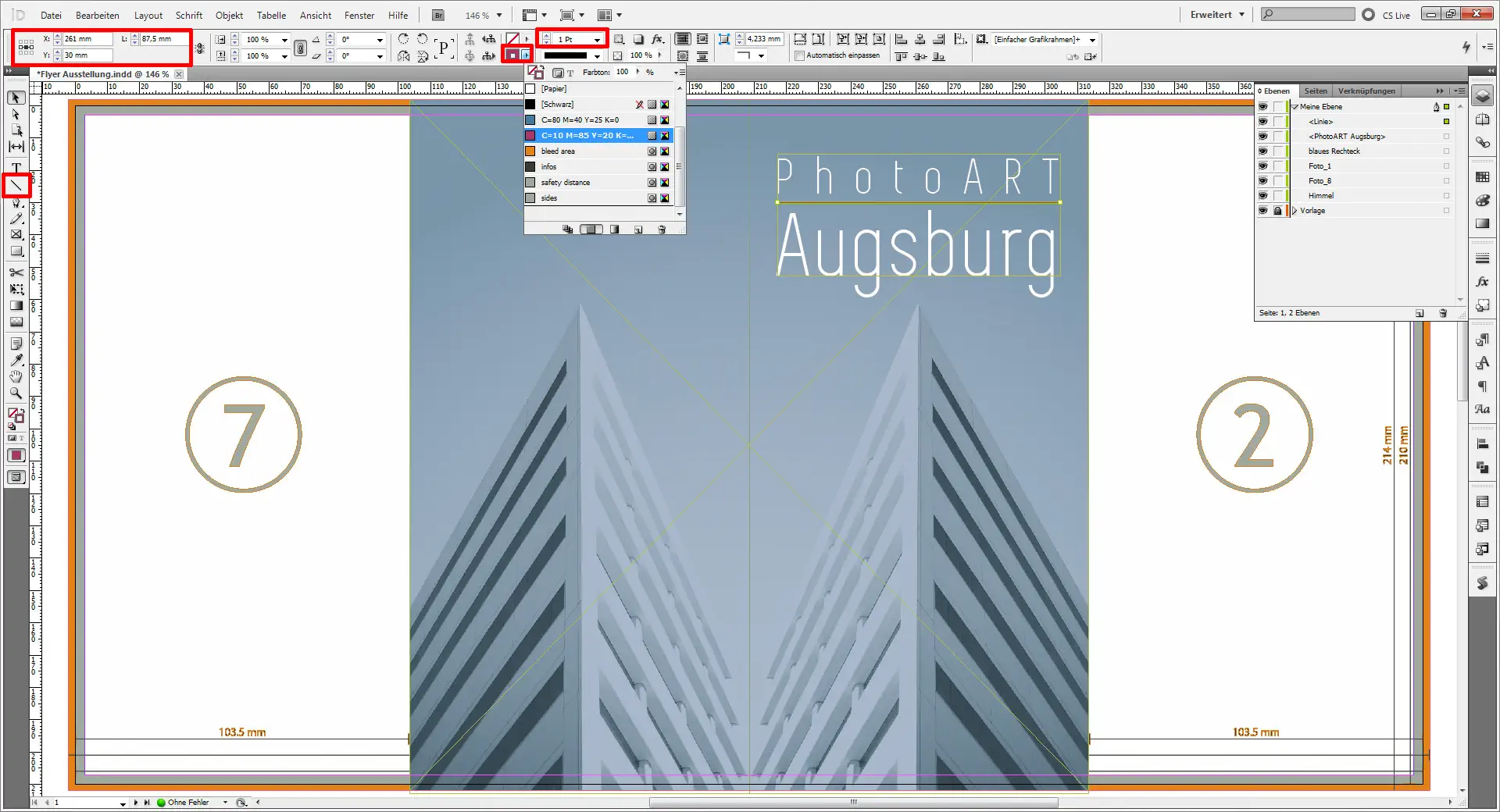 Flyer für eine Austellung 10