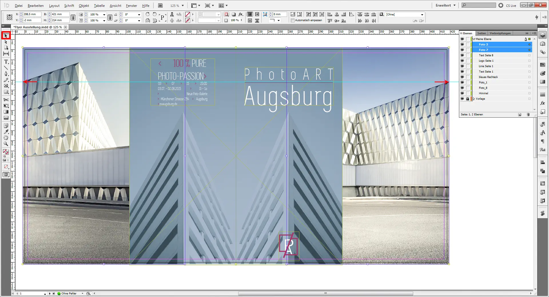 Flyer für eine Austellung 14