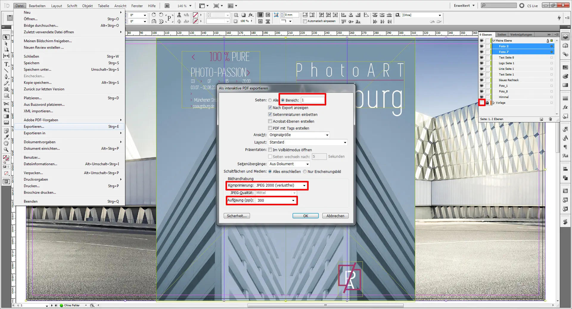 Flyer für eine Austellung 15