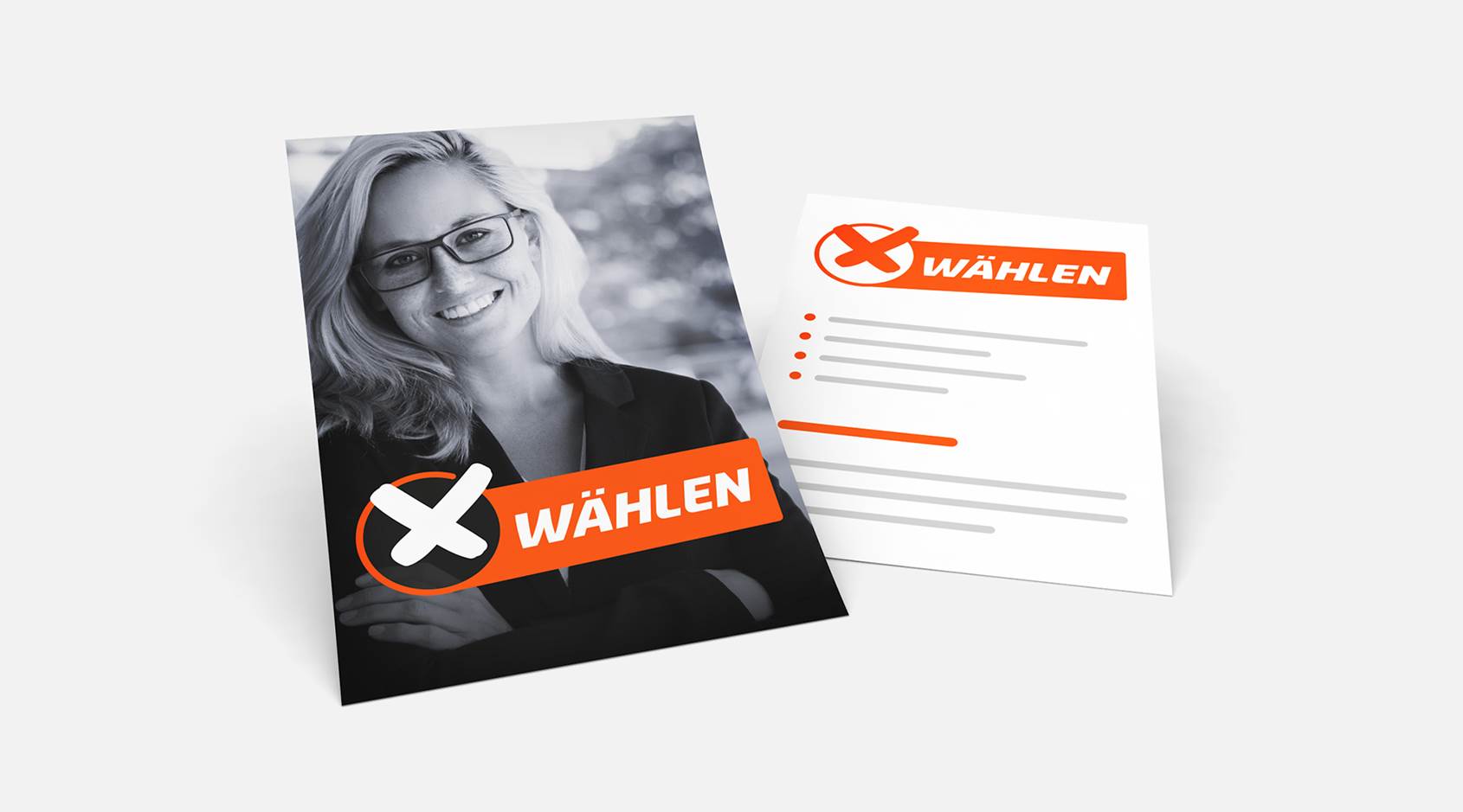 Wahlflyer drucken lassen mit SAXOPRINT