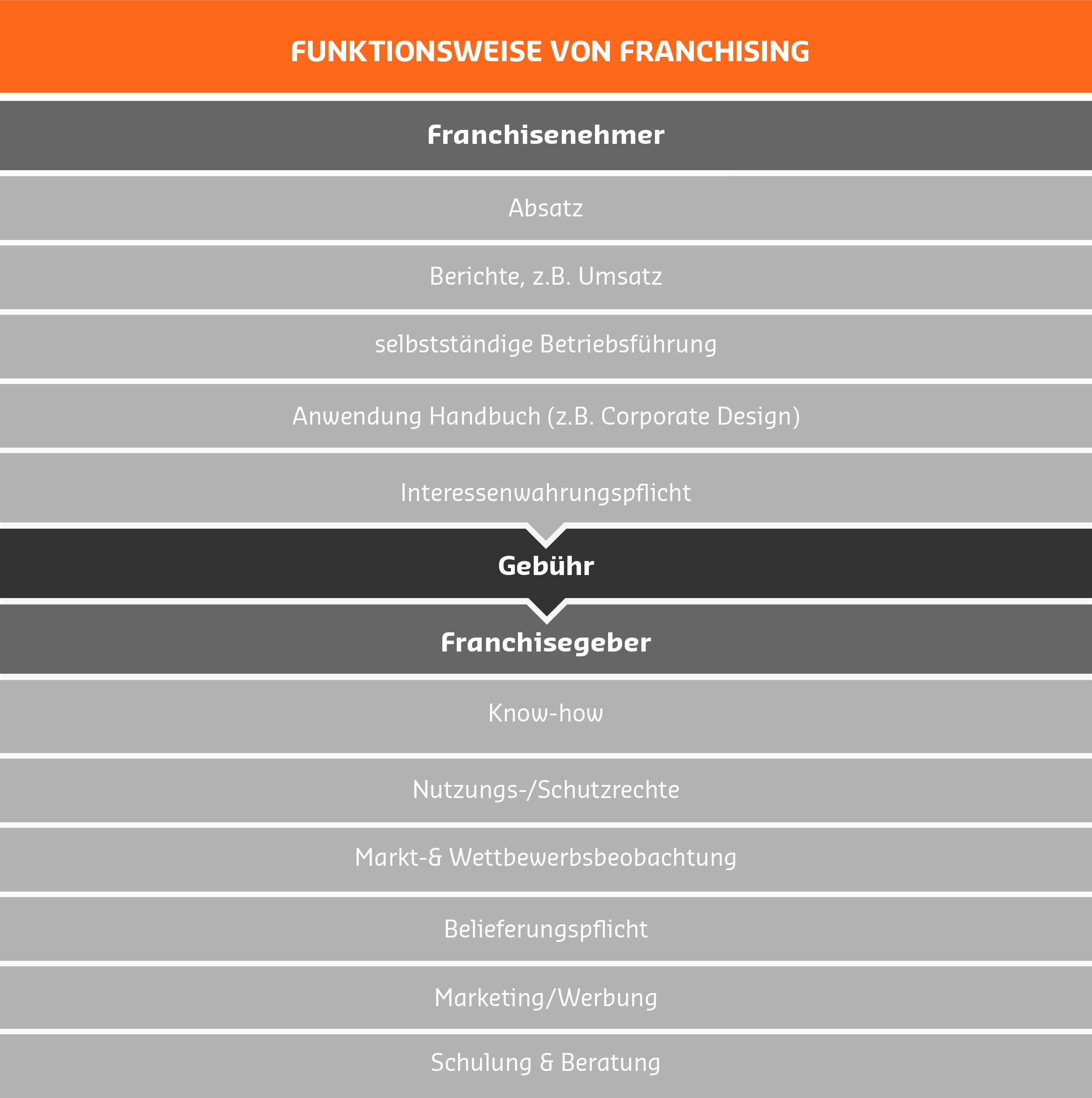 Funktionsweise von Franchising