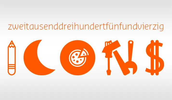 2345 kostenlose und frei skalierbare Vektor-Icons