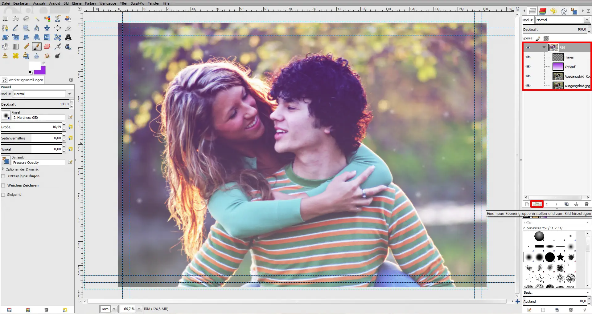 GIMP Einladung Tutorial Step 6