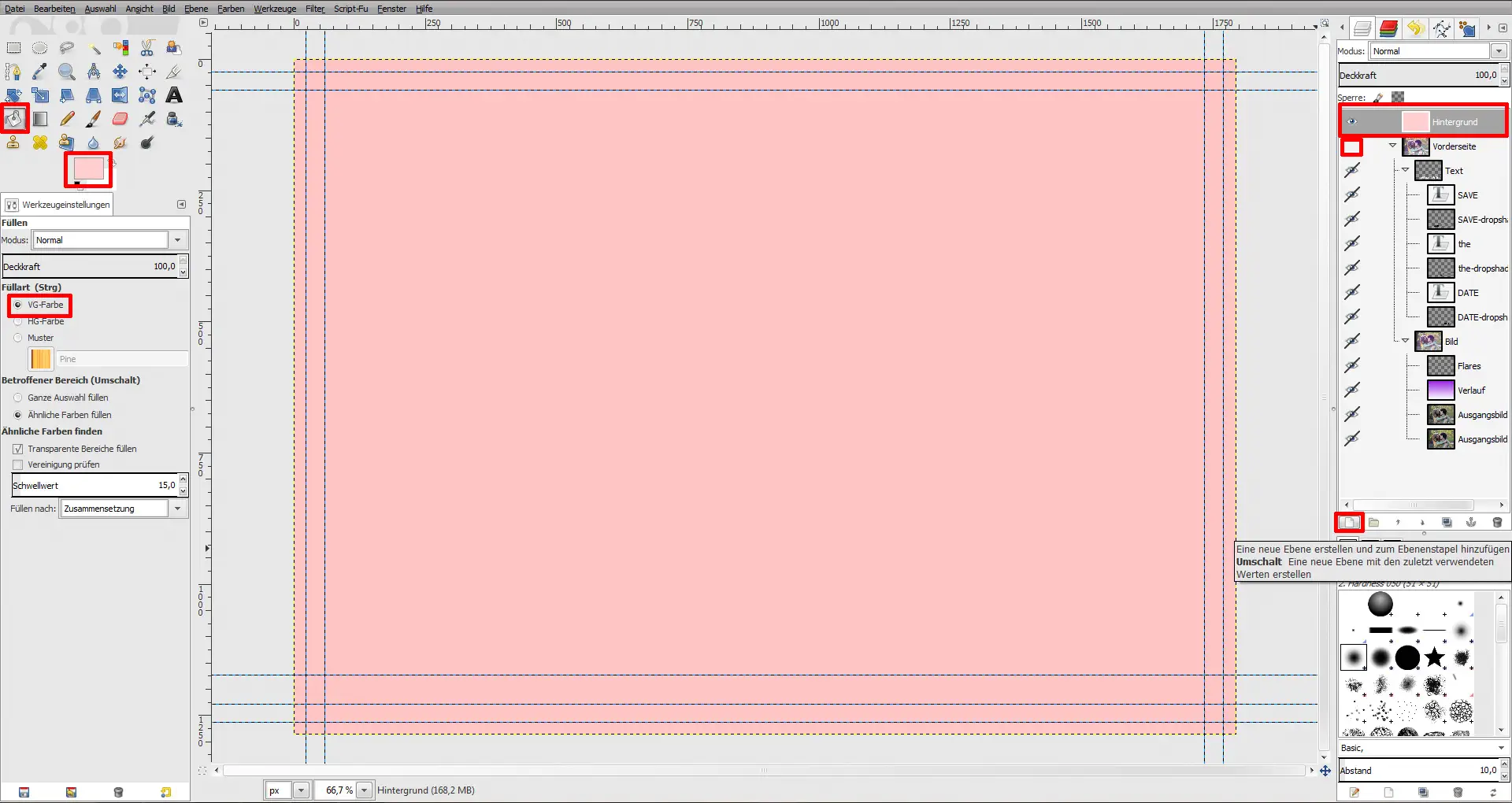 GIMP Einladung Tutorial Step 9 GIMP Einladung Tutorial Step 9