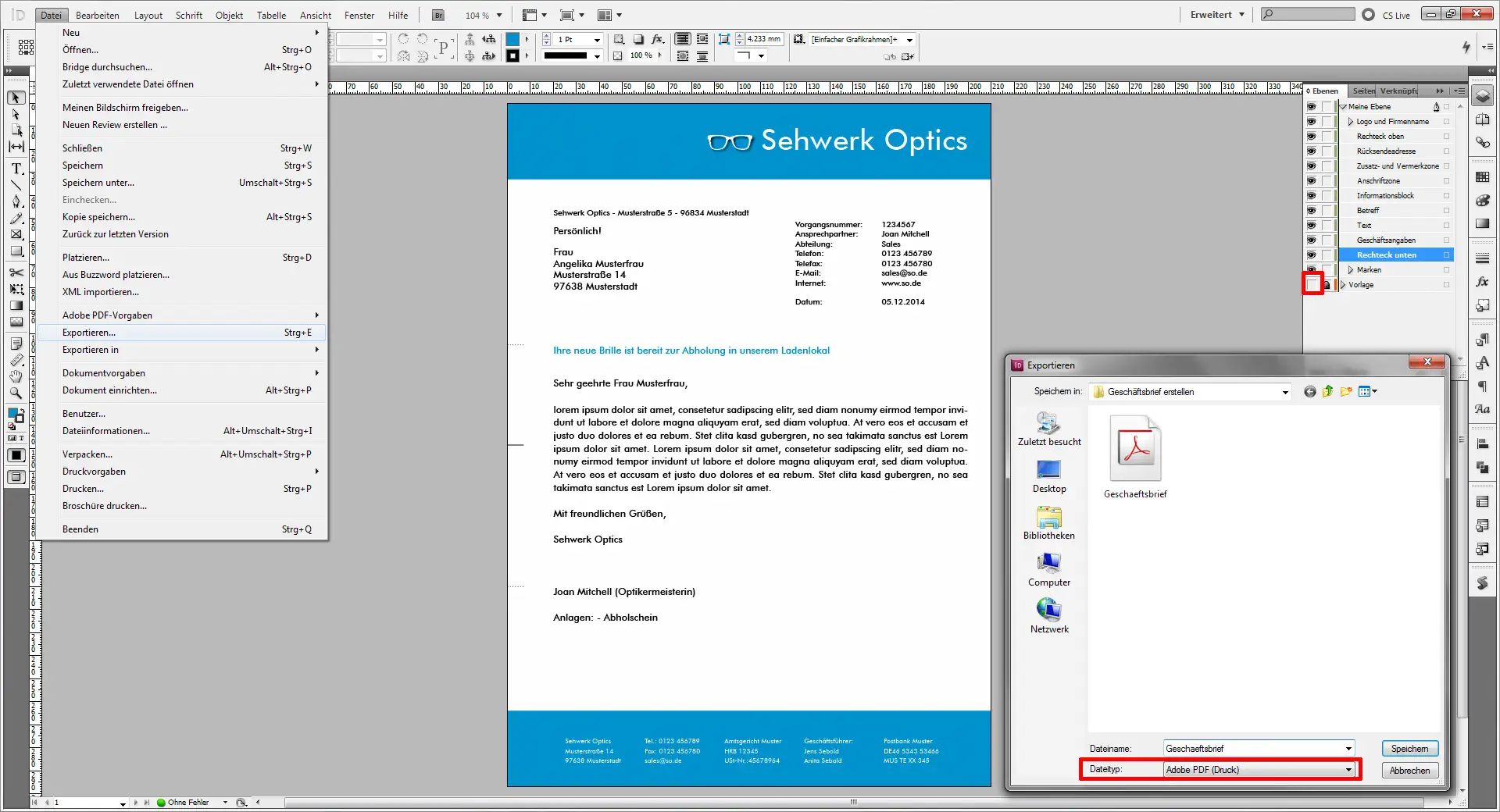 Geschaeftsbrief erstellen 13 Geschaeftsbrief erstellen 13