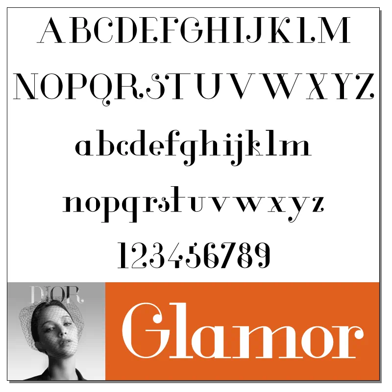 Glamor Font by Hendrick Rolandez