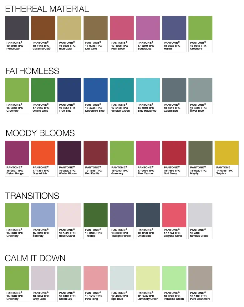 Greenery Pantone Farbe 2017 01 Greenery Pantone Farbe 2017 01