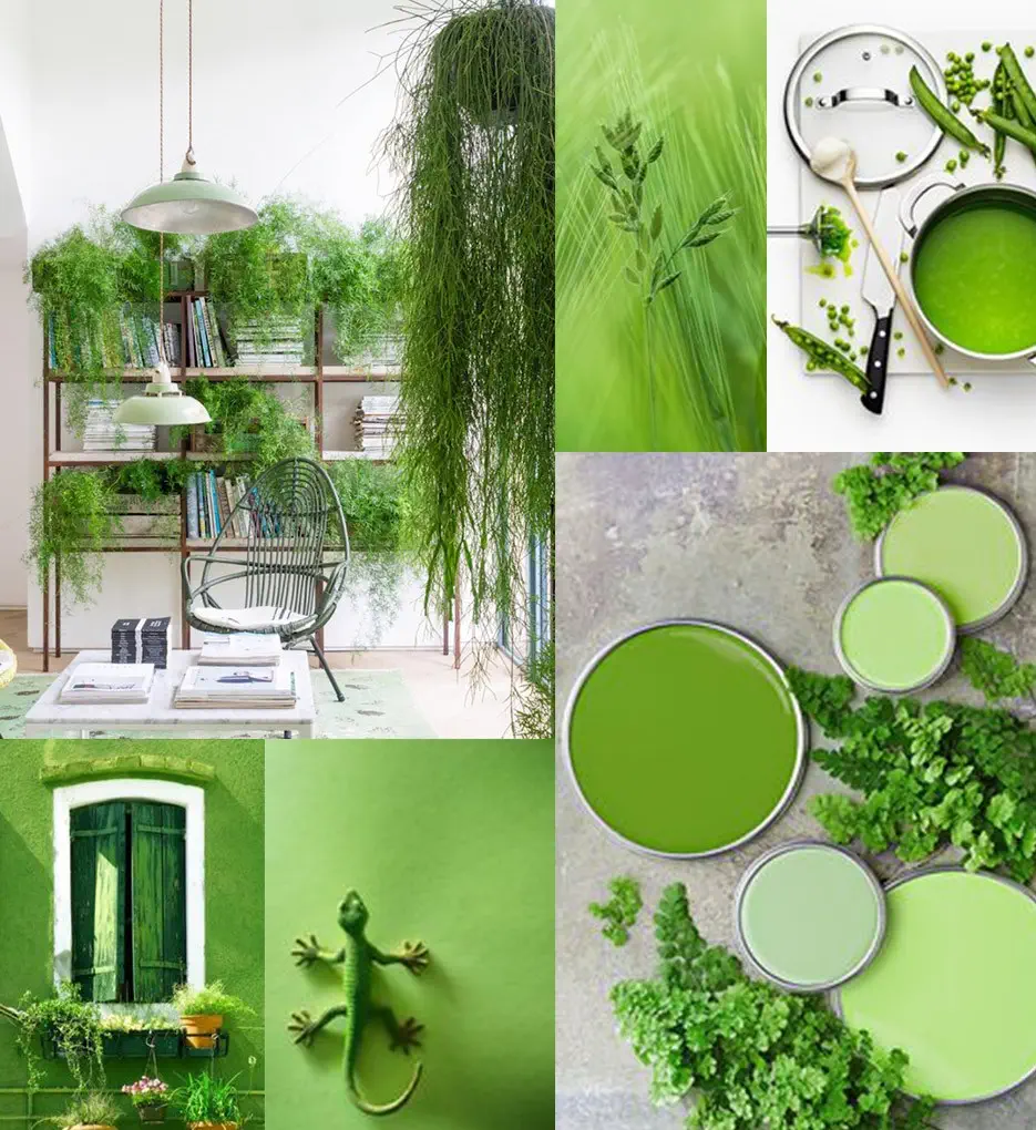Greenery Pantone Farbe 2017 07 Moodboard2 Greenery Pantone Farbe 2017 07 Moodboard2