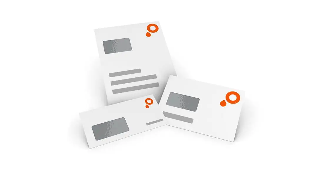 Artikel Briefumschlag mit Naturpapier