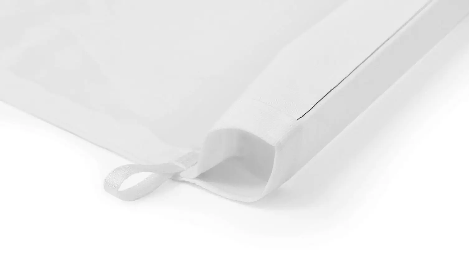 Mit Hohlsaum (für Ausleger)