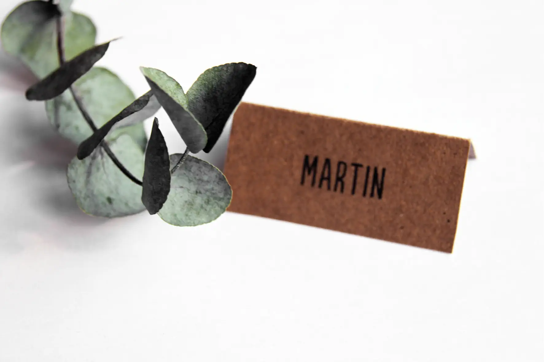 Tischaufstellern mit dem Name "Martin" Tischaufstellern mit dem Name "Martin"