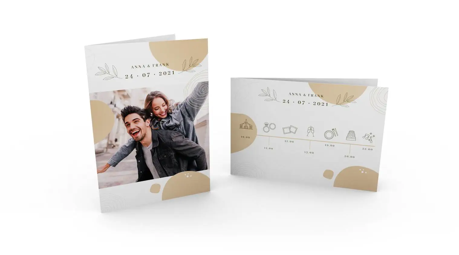 Einladungskarten im DIN-A5-Format Einladungskarten im DIN-A5-Format