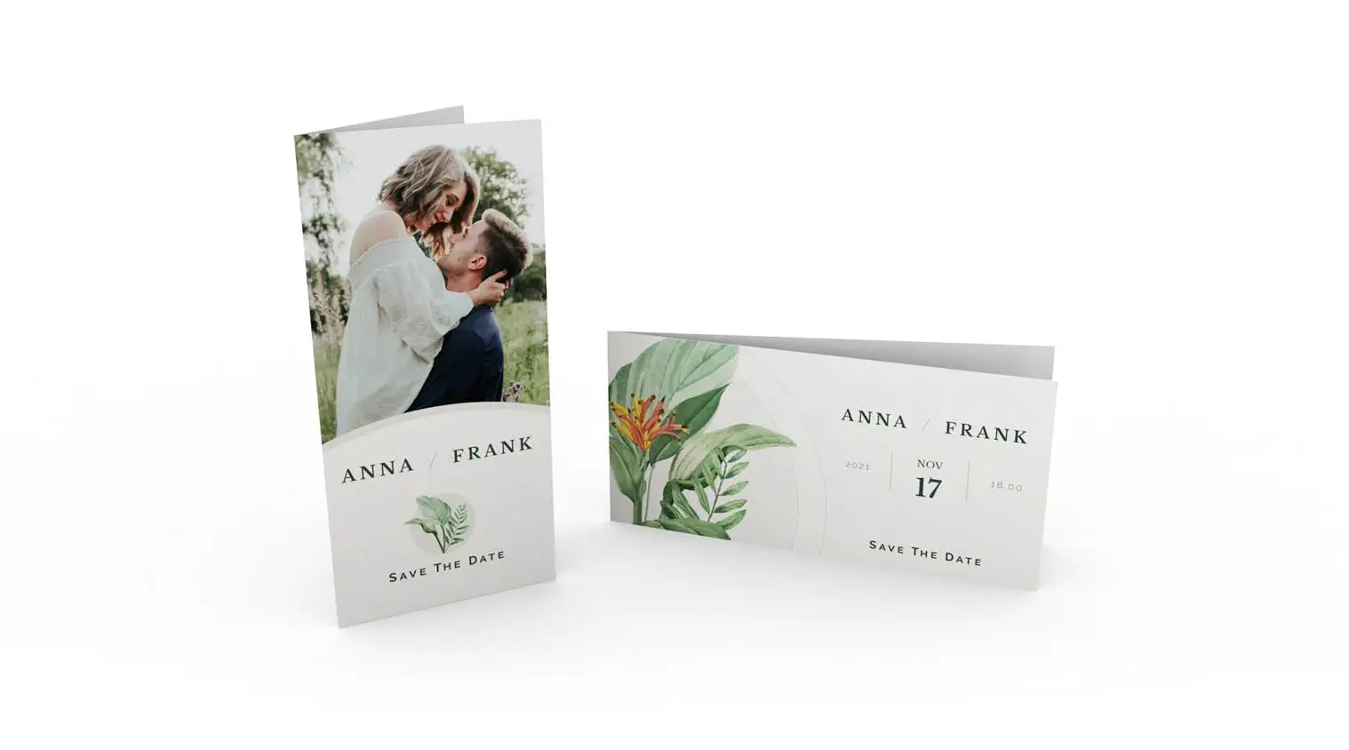 Einladungskarten im DIN-lang-small-Format Einladungskarten im DIN-lang-small-Format