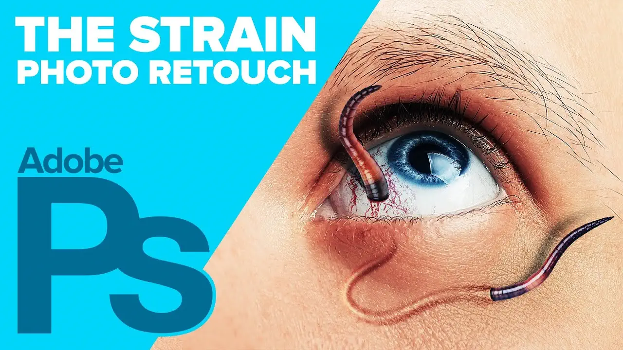 How to Create The STRAIN Photo Retouch in Photoshop