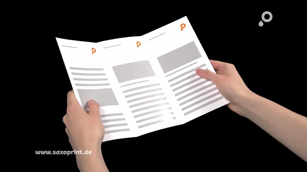 Ihre Vorteile mit dem Wickelfalz von SAXOPRINT