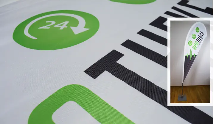 Video-Tutorial: Eine Beachflag mit InDesign gestalten (inkl. Unboxing)