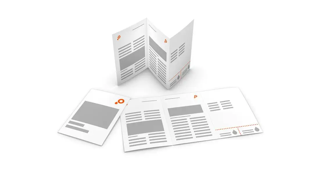 DIN A3 Falzflyer Artikel DIN A3 Falzflyer