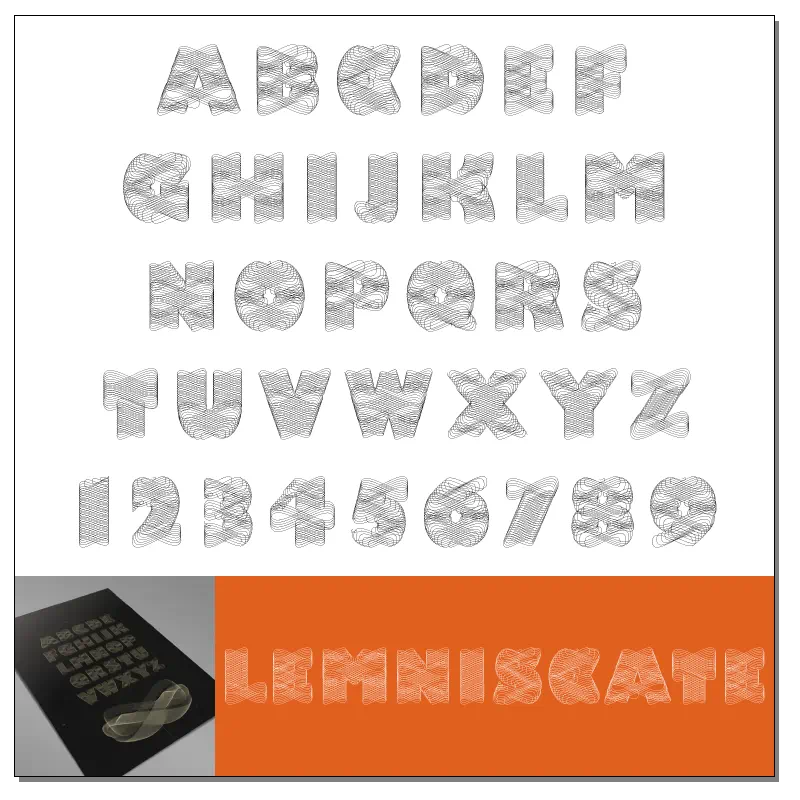 Lemniscate Font by Rositsa Gorolova