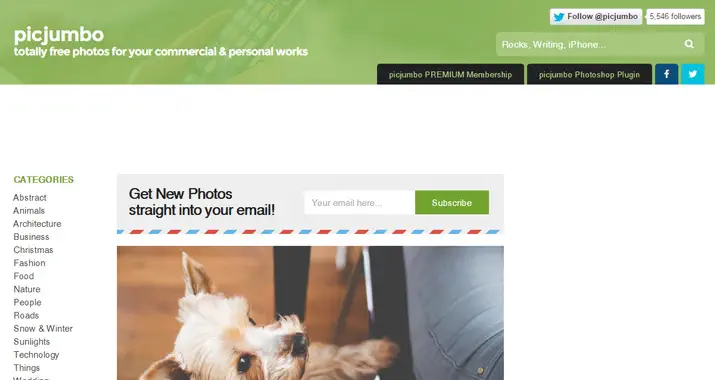 Lizenzfreie Bilder 24 Picjumbo homepage