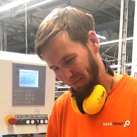 Max Eggerichs (Maschinenbediener Falzen)