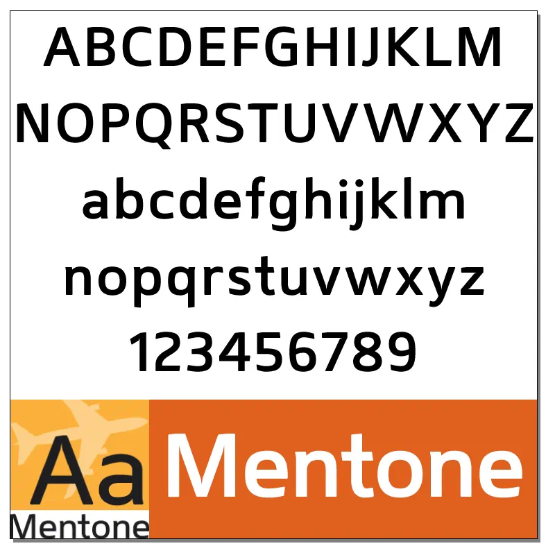 Mentone Font by Jan Schmoeger