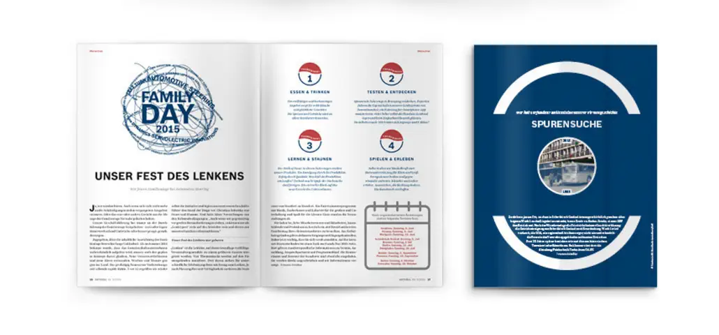 Mitarbeiterzeitung mit InDesign Beispiele 15 Mitarbeiterzeitung mit InDesign Beispiel 3